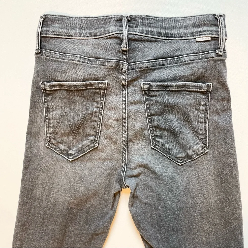 MOTHER Mid Rise Dazzler Ankle Jeans in The Night is Watching Size 27 - Picture 7 of 9